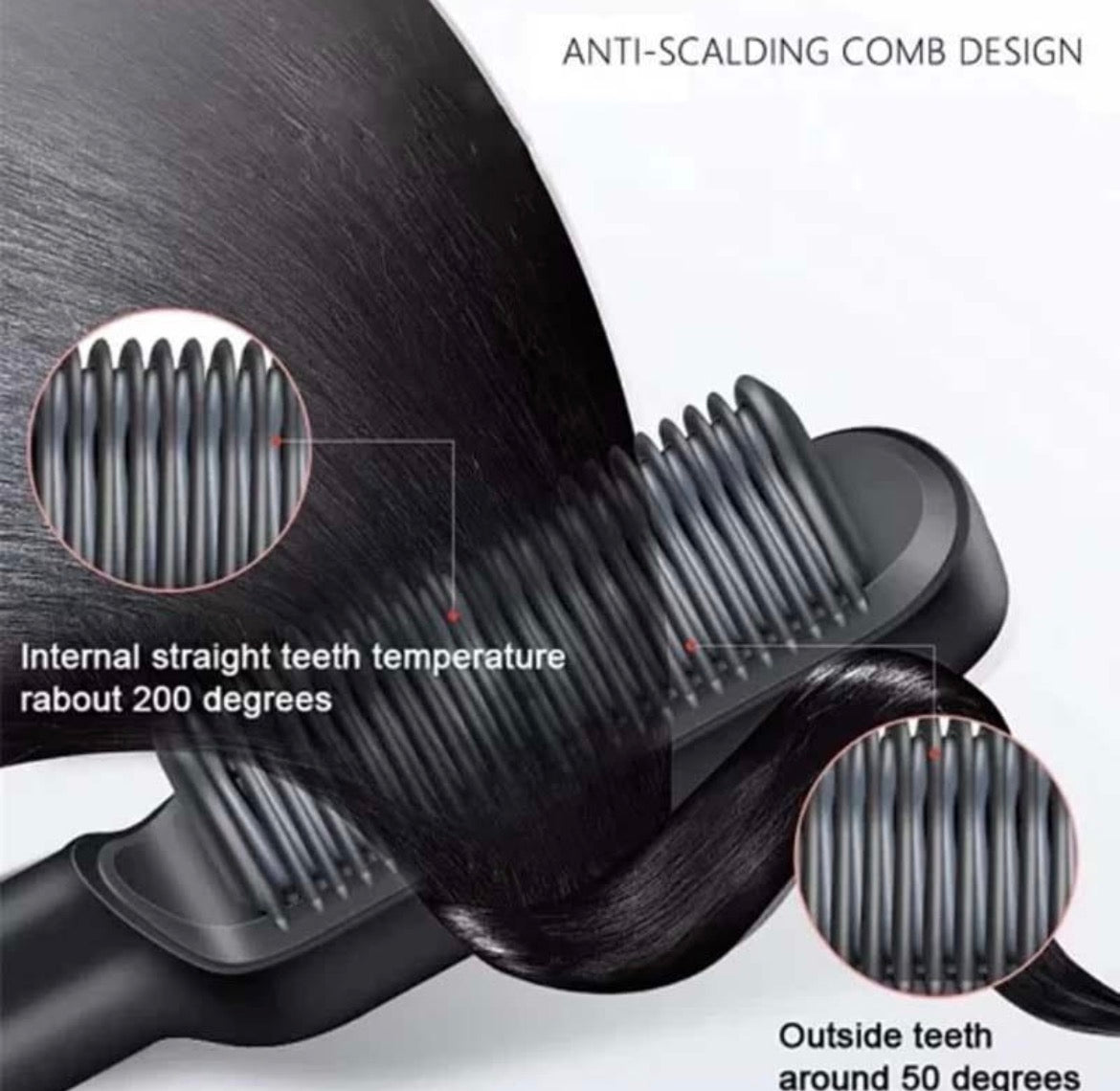 Corded Electric Hair Straightener Black Purple
ABS