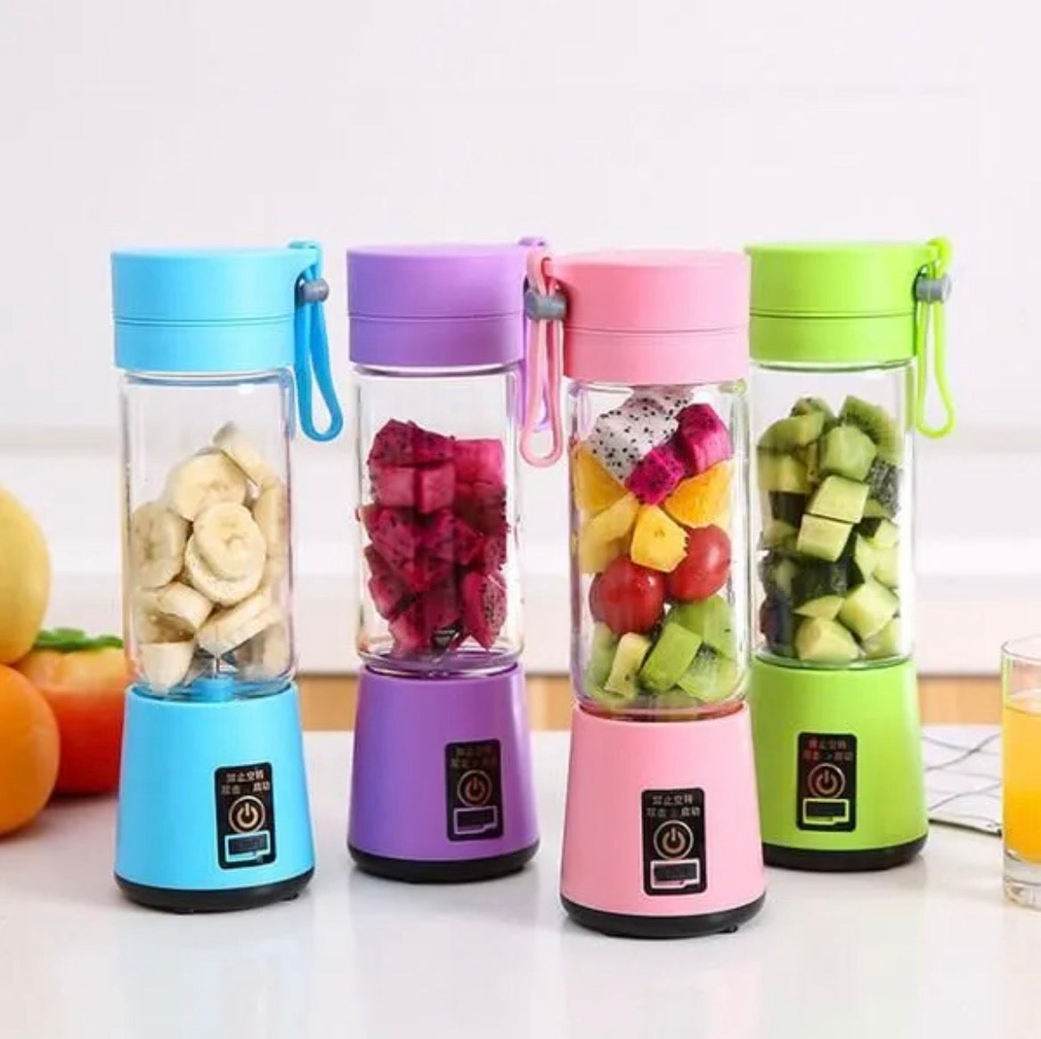 USB Fruit Juicer Portable Rechargeable Electric Blender Juicer Personal Juicer Mixer Bottle For Outdoors Activities