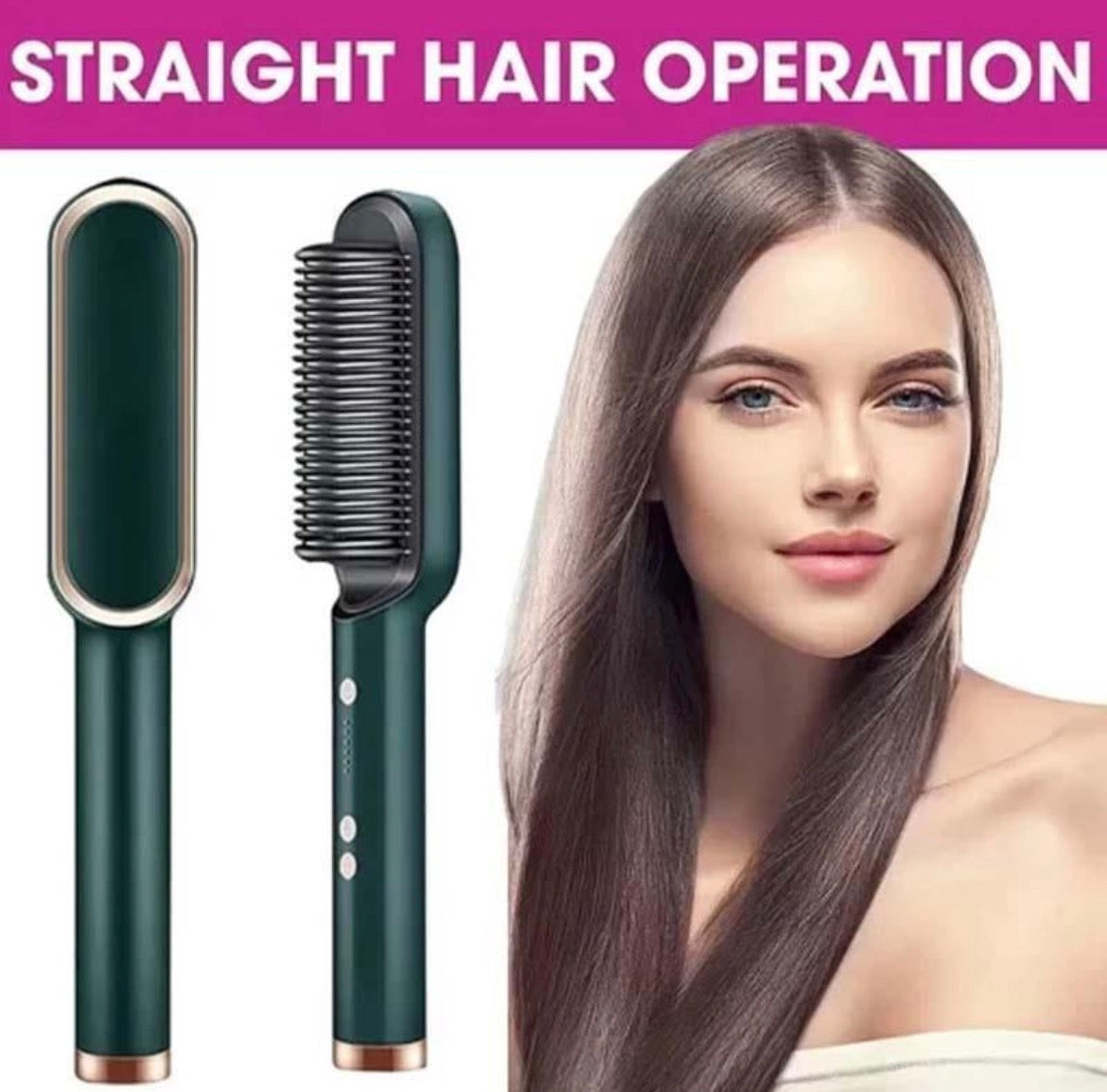 Corded Electric Hair Straightener Black Purple
ABS